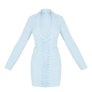 Baby Blue Long Sleeve Dress